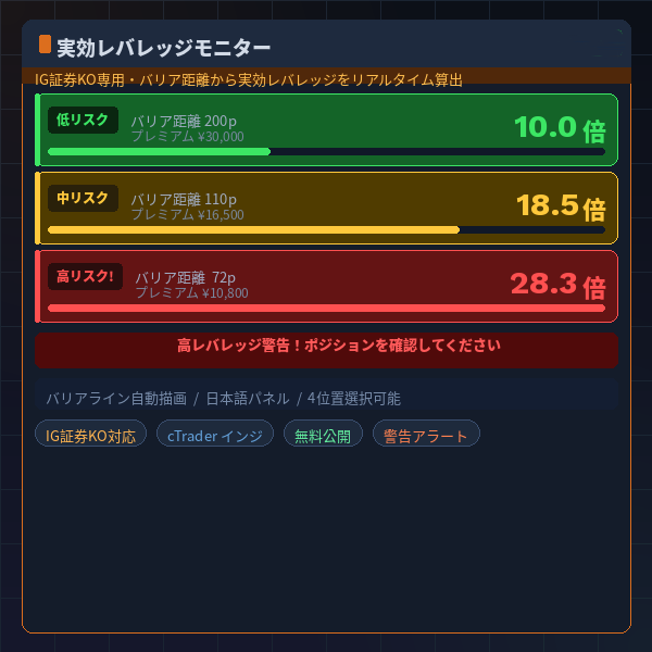 実効レバレッジモニター